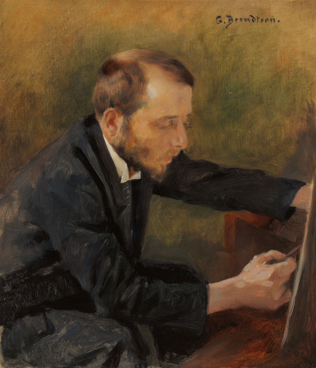 Porträt von Eero Järnefelt von Gunnar Berndtson
