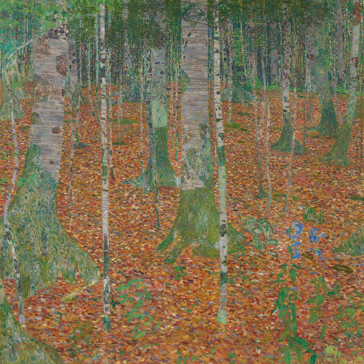Birkenwald von Gustav Klimt