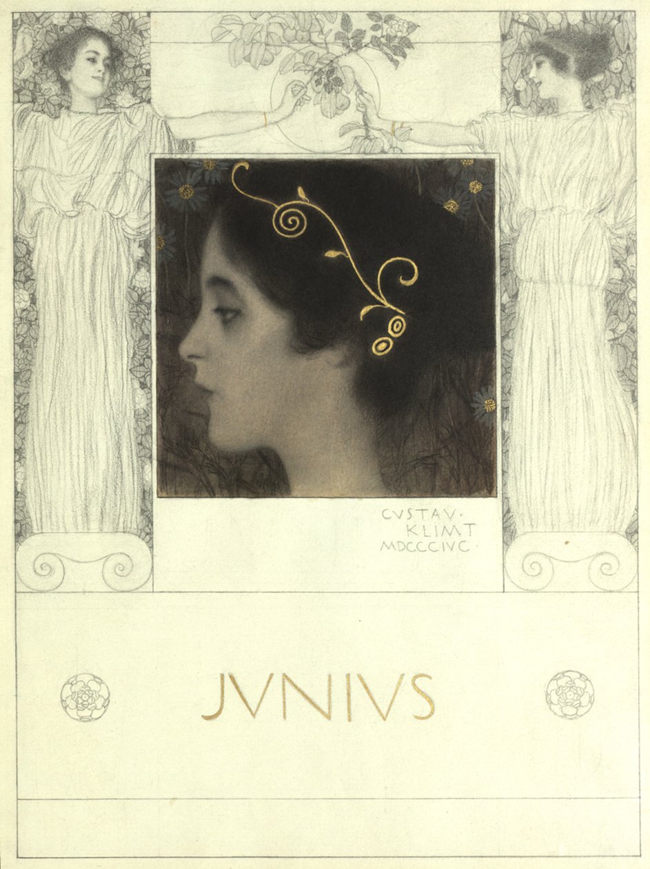 Junius (Vorlage zu: Gerlach & Schenk, Allegorien N.F. Nr. 53) von Gustav Klimt