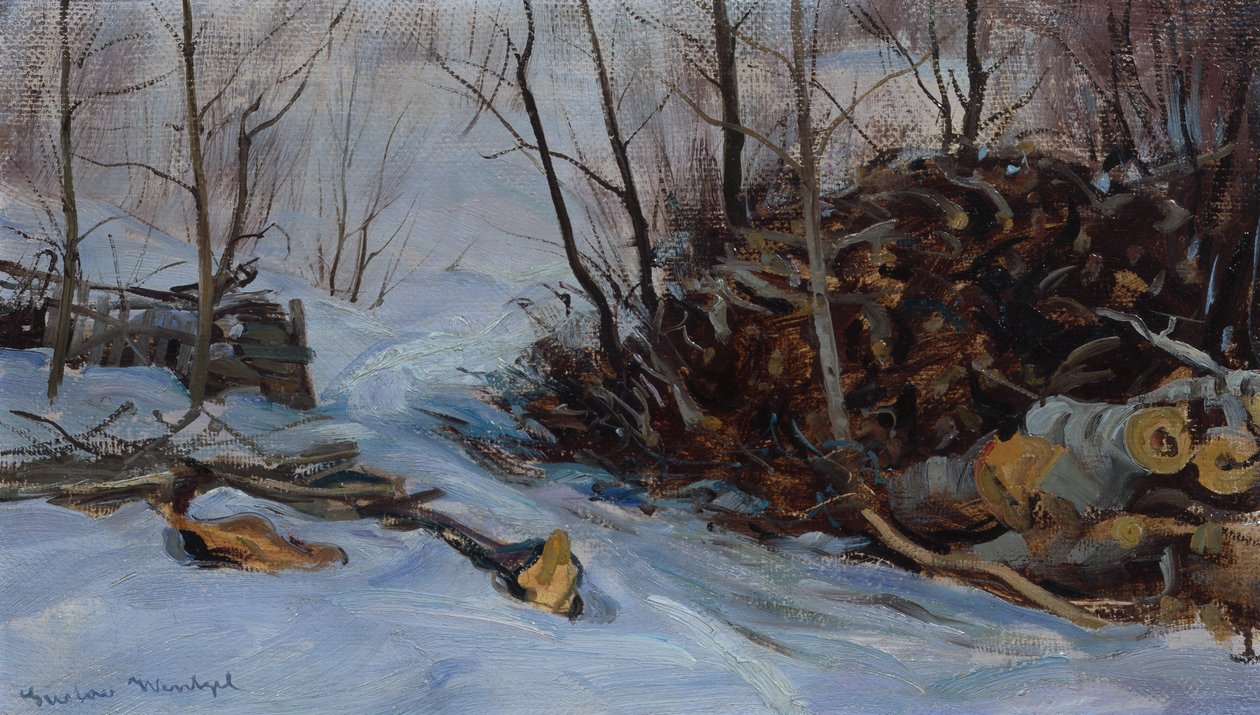 Winterlandschaft von Gustav Wentzel