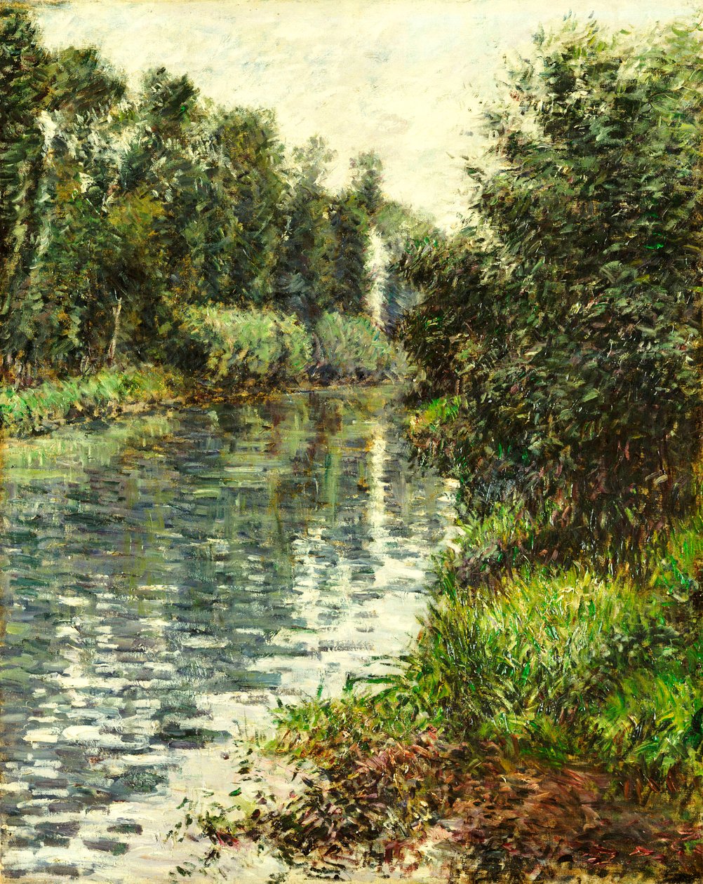 Ein kleiner Zweig der Seine, Argenteuil von Gustave Caillebotte