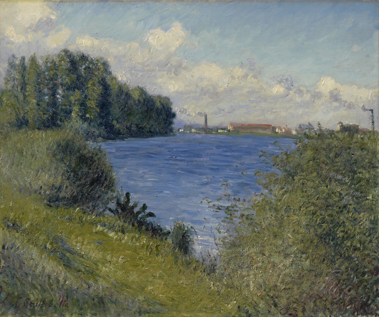 Die Seine bei Argenteuil, um 1892 von Gustave Caillebotte