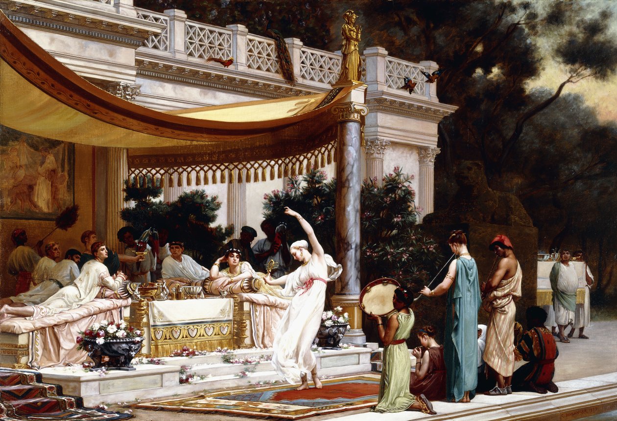 Angenehme Stunden im Haus Lucullus, 1977 von Gustave Clarence Rodolphe Boulanger