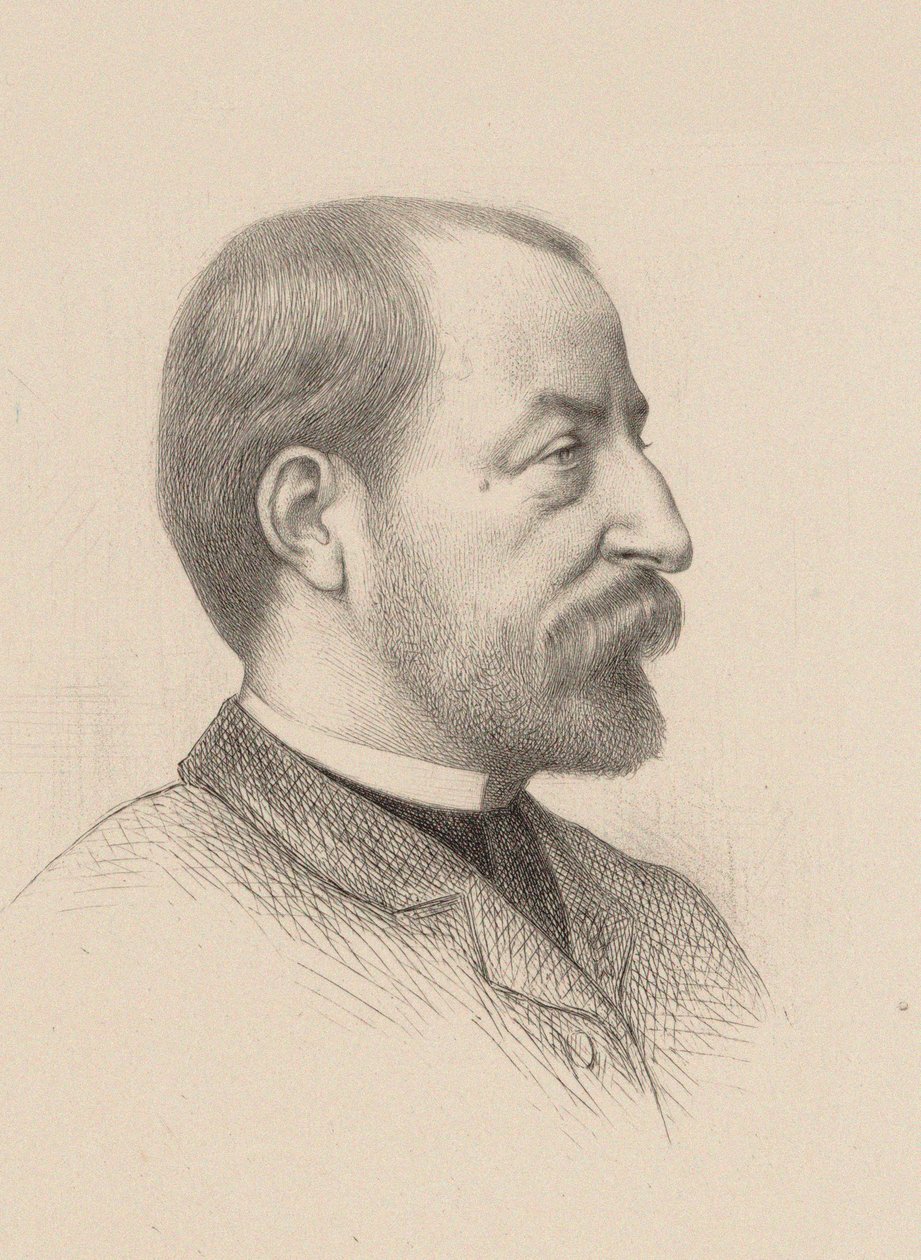 Porträt des Komponisten Camille Saint-Saëns 1835-1921, 1884 von Gustave Clarence Rodolphe Boulanger