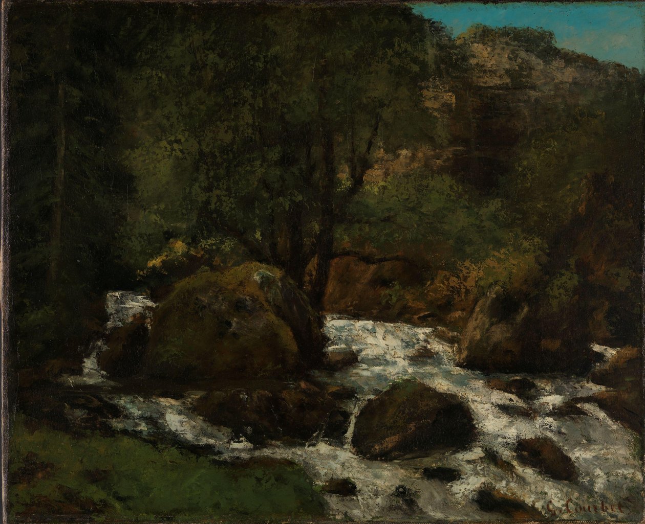 Wald Bach, Jura von Gustave Courbet
