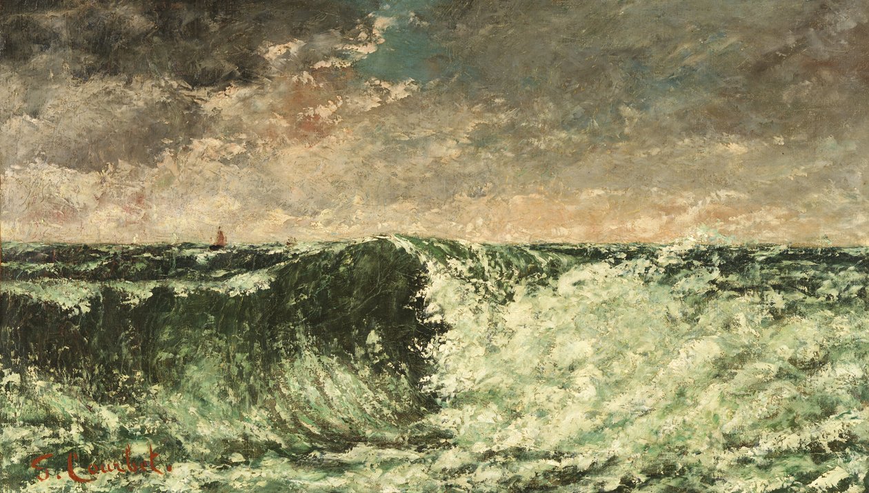 La Vague von Gustave Courbet