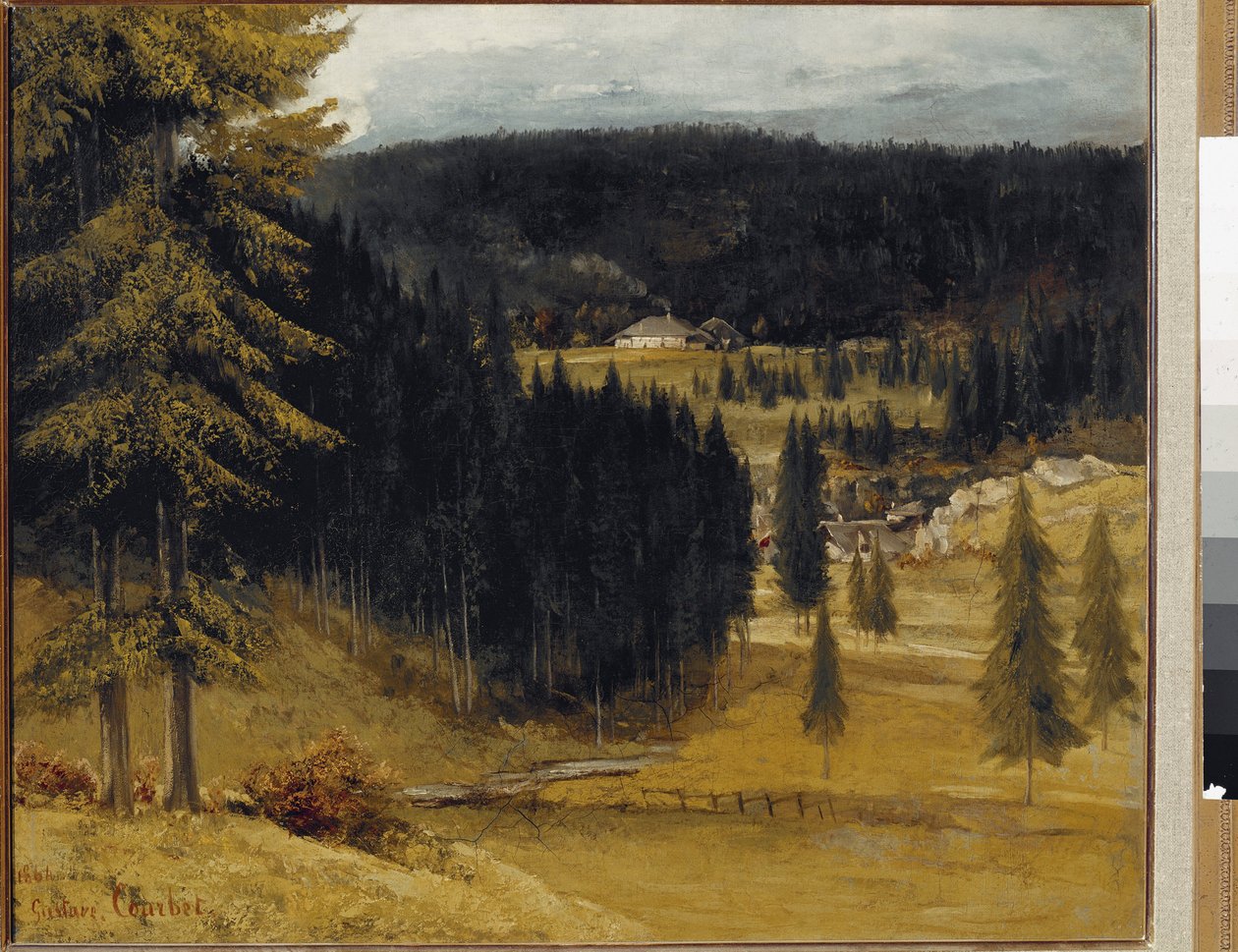 Der Bauernhof von Pussets von Gustave Courbet