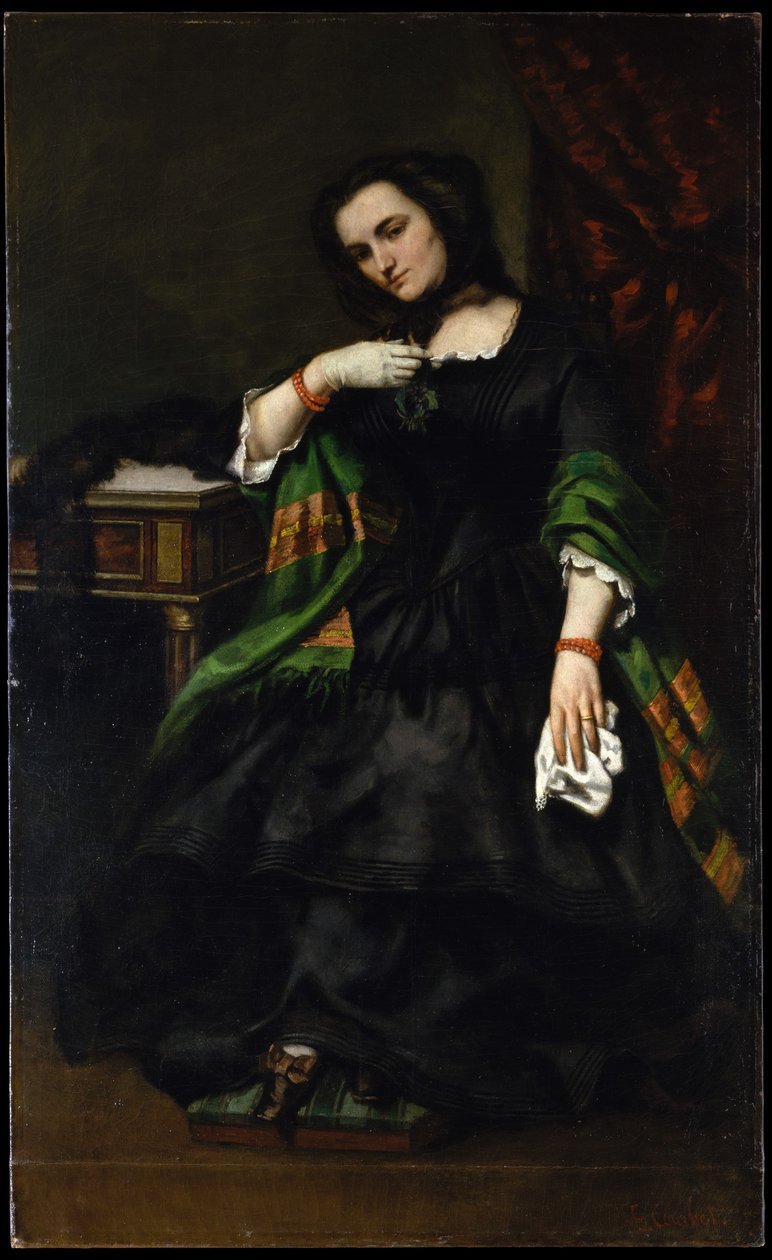 Madame Auguste Cuoq (Mathilde Desportes, 1827–1910) von Gustave Courbet
