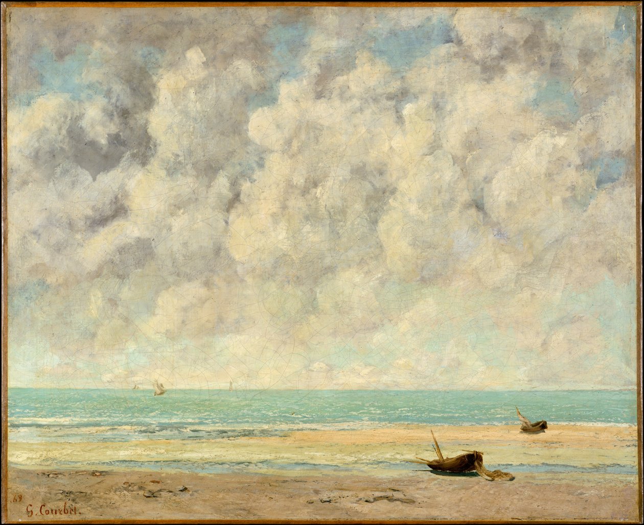Die ruhige See von Gustave Courbet