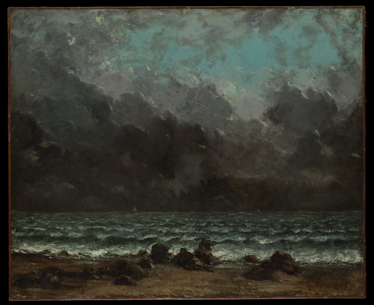Das Meer von Gustave Courbet