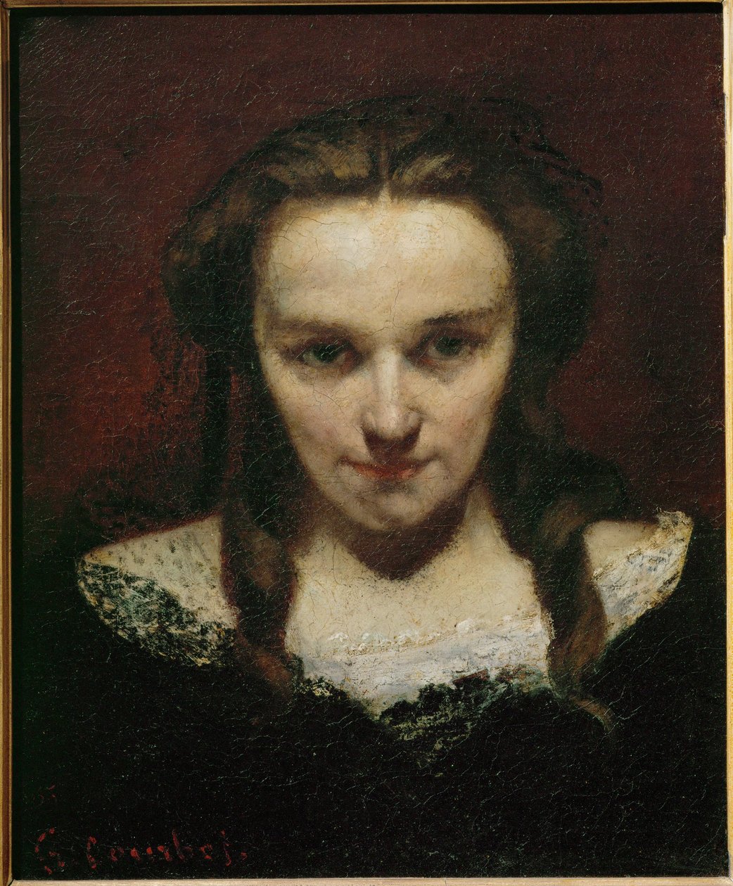 Der Seher oder der Schlafwandler von Gustave Courbet