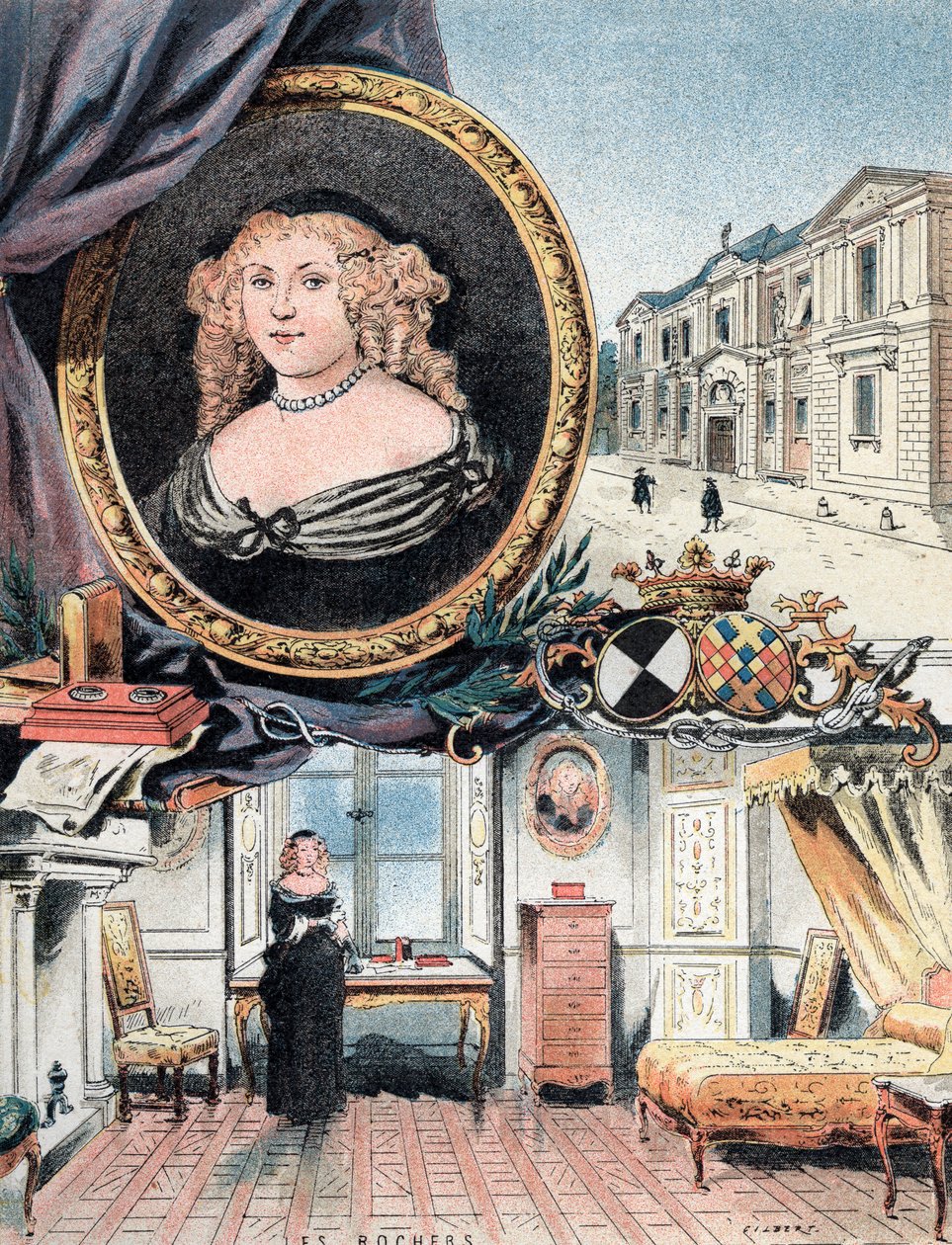 Porträt der Marquise von Sevigne von Gustave Demoulin