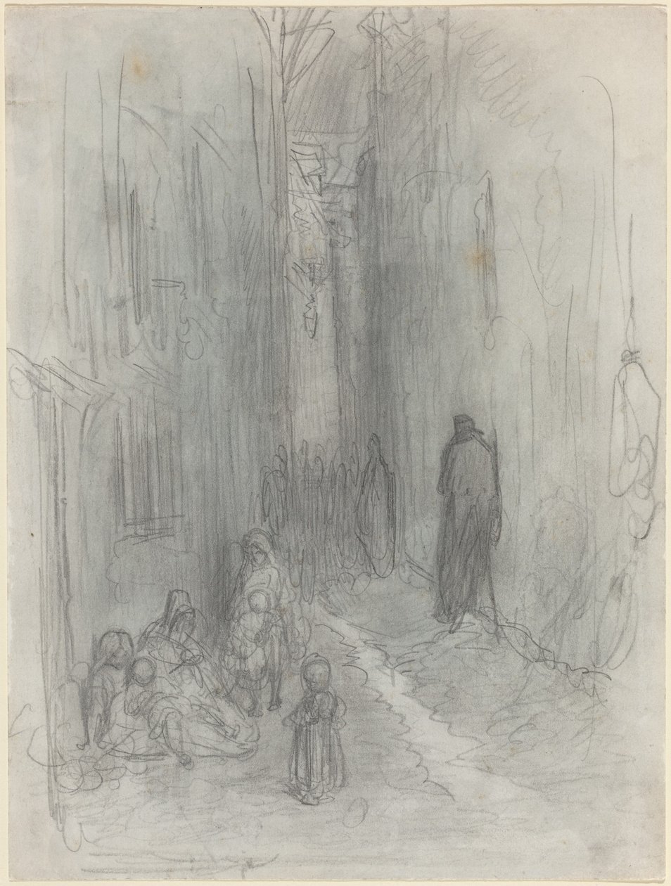 Eine Hintergasse in London von Gustave Dore