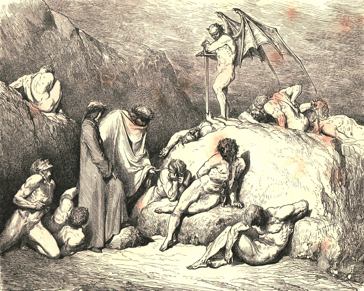 Erinnere dich an Piero von Medicina, wenn du zurückkehrst, um 1890 von Gustave Dore