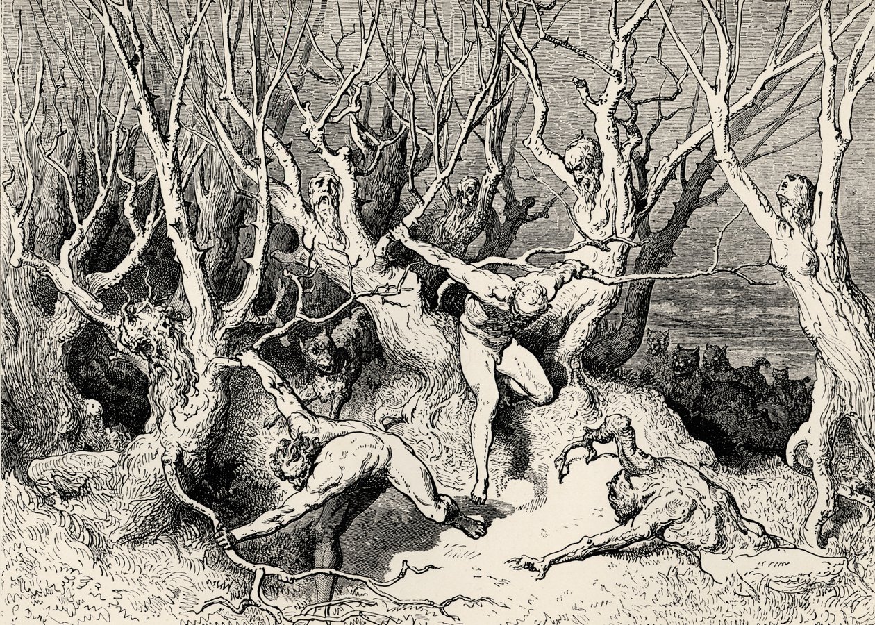 Illustration zur Göttlichen Komödie - Hölle (La Divina Commedia, L