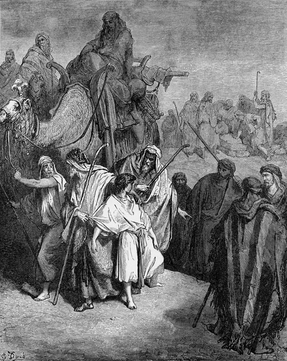 Joseph wird nach Ägypten verkauft von Gustave Dore
