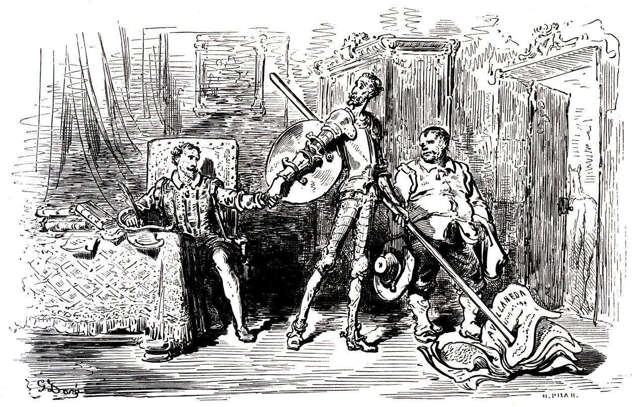 Prolog zu den Abenteuern von Don Quijote von Gustave Dore