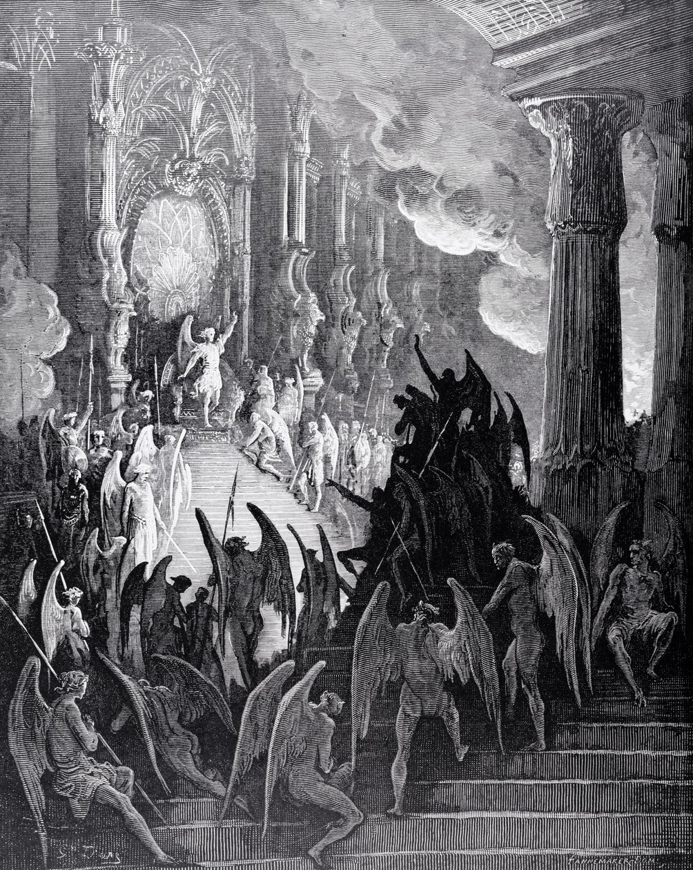 Satan im Rat, aus Buch I von 