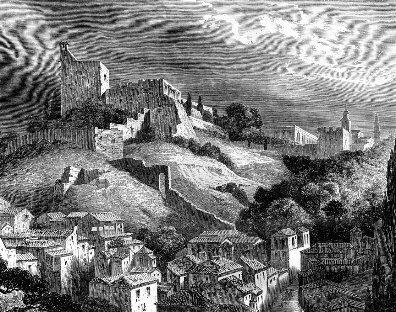 Die Alhambra, Granada, Südspanien von Gustave Dore