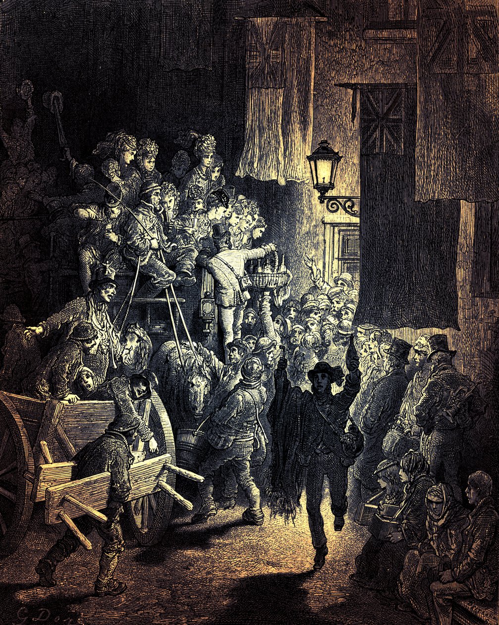 Das Derby - Heimkehr von Gustave Dore