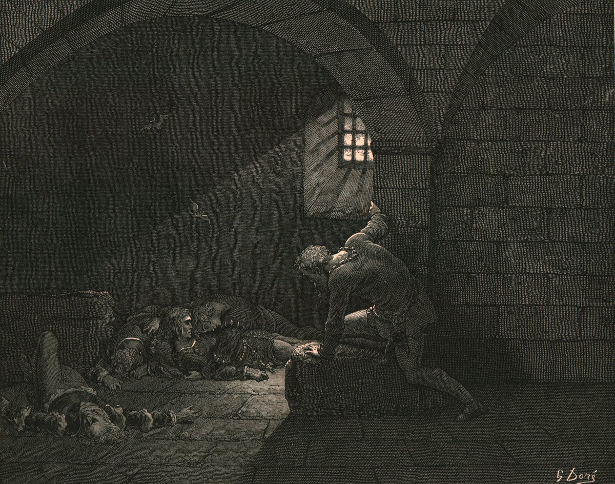 Dann beherrschte das Fasten die Trauer, um 1890 von Gustave Dore