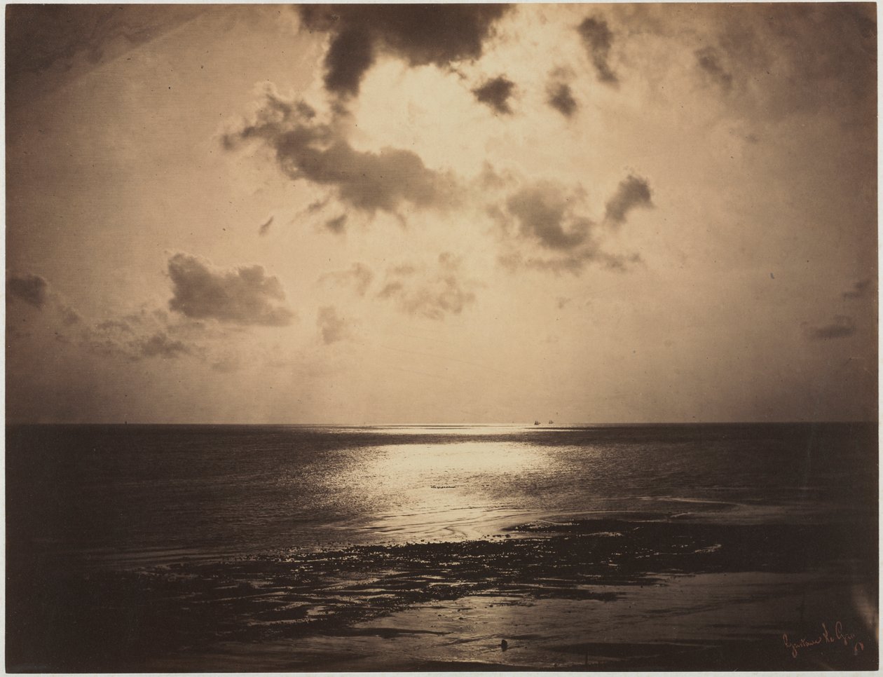 Ein Effekt der Sonne, Normandie von Gustave Le Gray