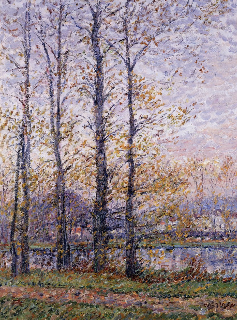 Die Ufer der Oise bei Precy von Gustave Loiseau