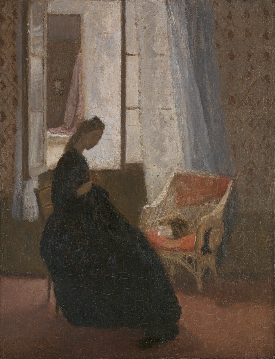 Das Zimmer zum Hof von Gwen John