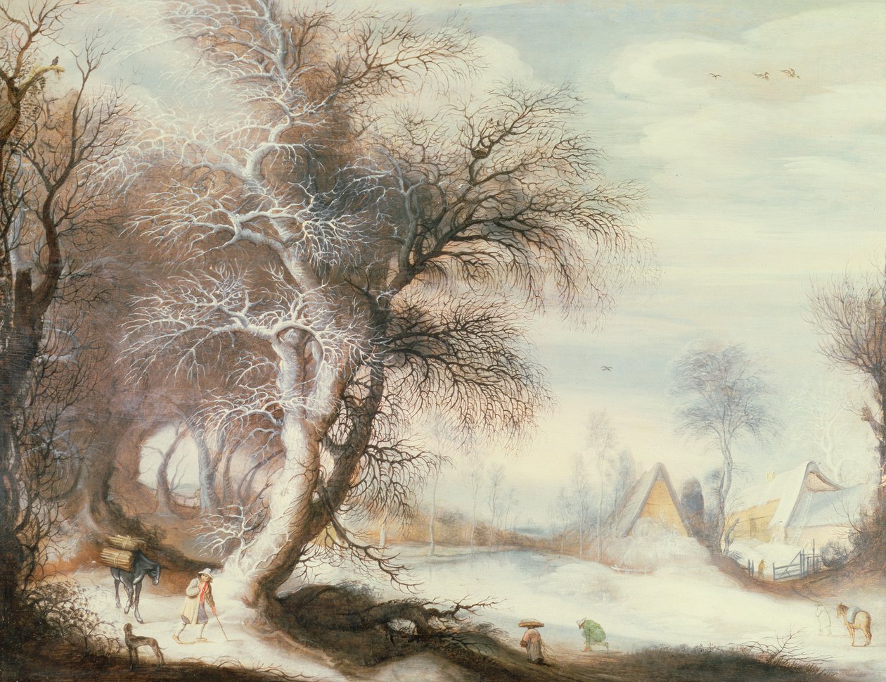 Winterlandschaft von Gysbrecht Lytens or Leytens