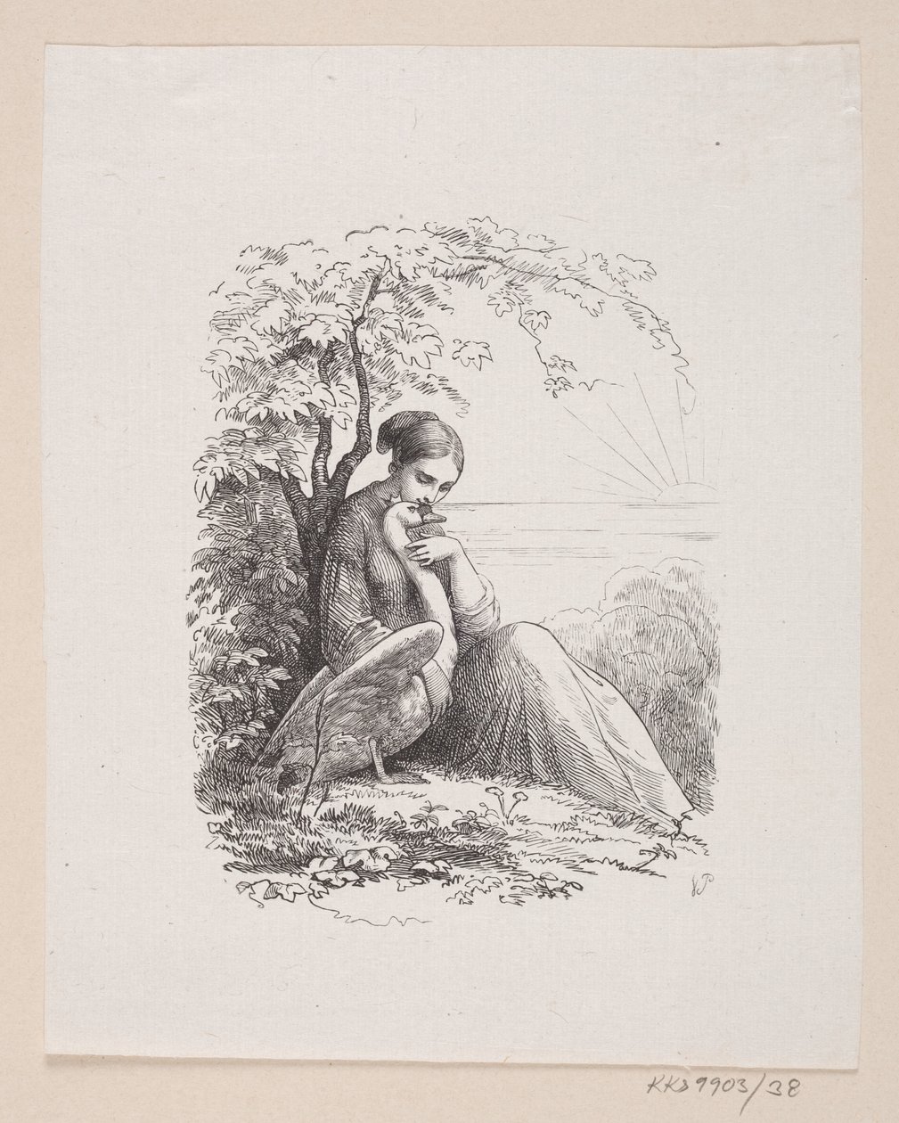 Illustration zu "Die wilden Schwäne" in H.C. Andersen, "Märchen und Geschichten", Band 1 von H.P. Hansen