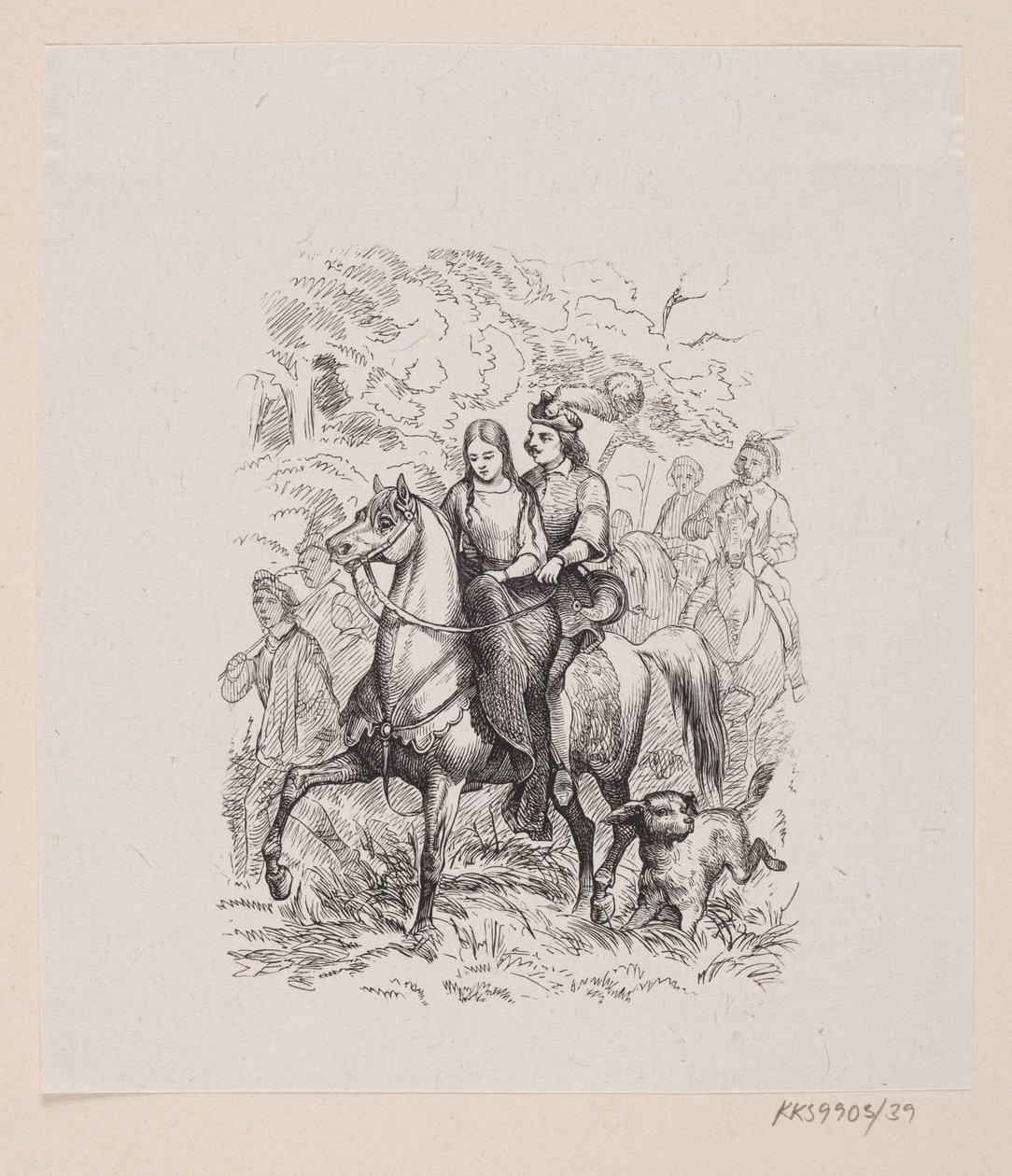 Illustration zu "Die wilden Schwäne" in H.C. Andersen, "Märchen und Geschichten", Band 1 von H.P. Hansen