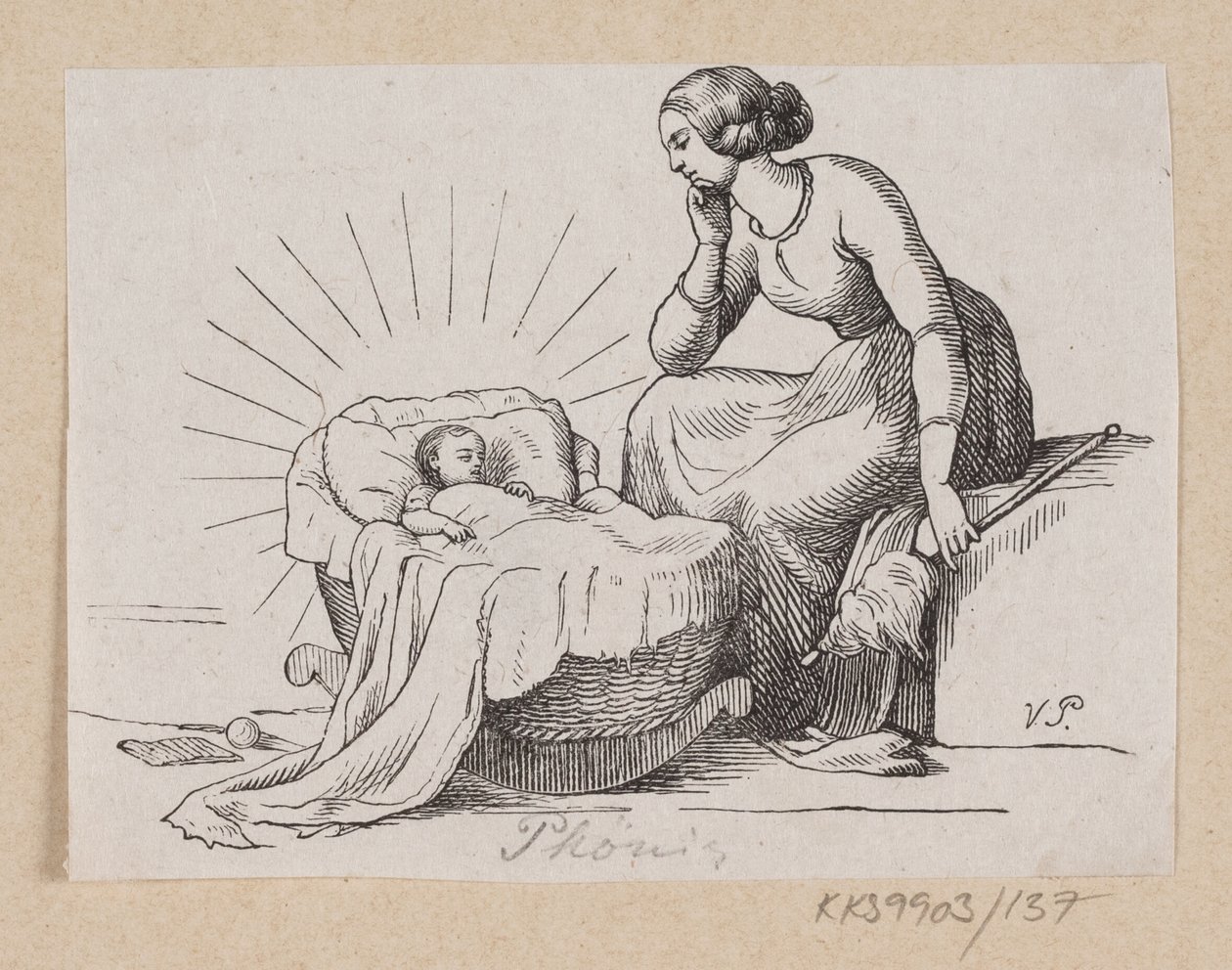 Illustration zu "Fugl Phönix" in H.C. Andersen, "Märchen und Geschichten", Band 2 von H.P. Hansen