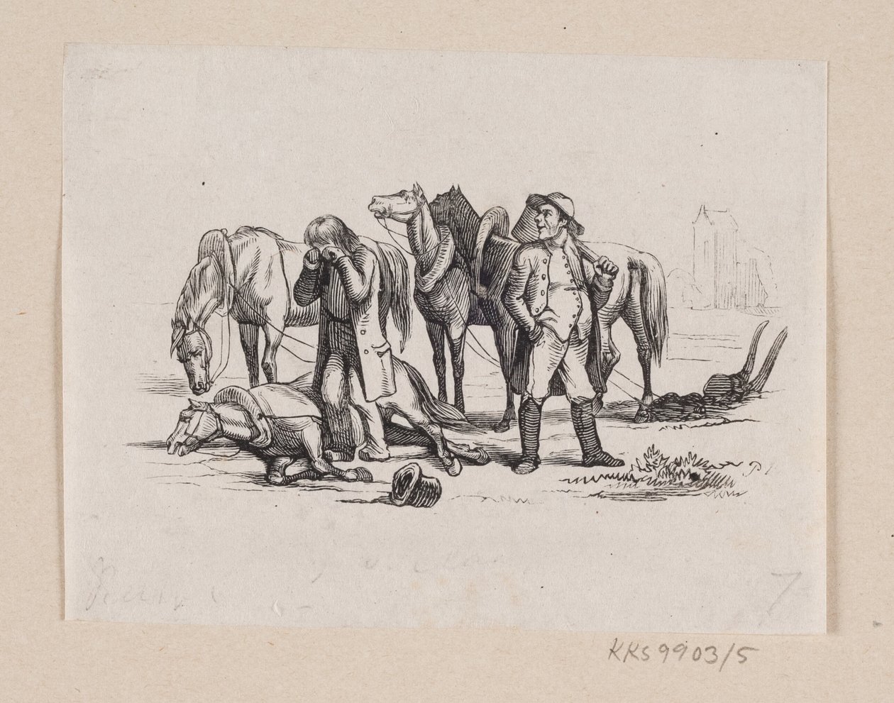 Illustration zu "Lille Claus og store Claus" in H.C. Andersen, "Märchen und Geschichten", Band 1 von H.P. Hansen
