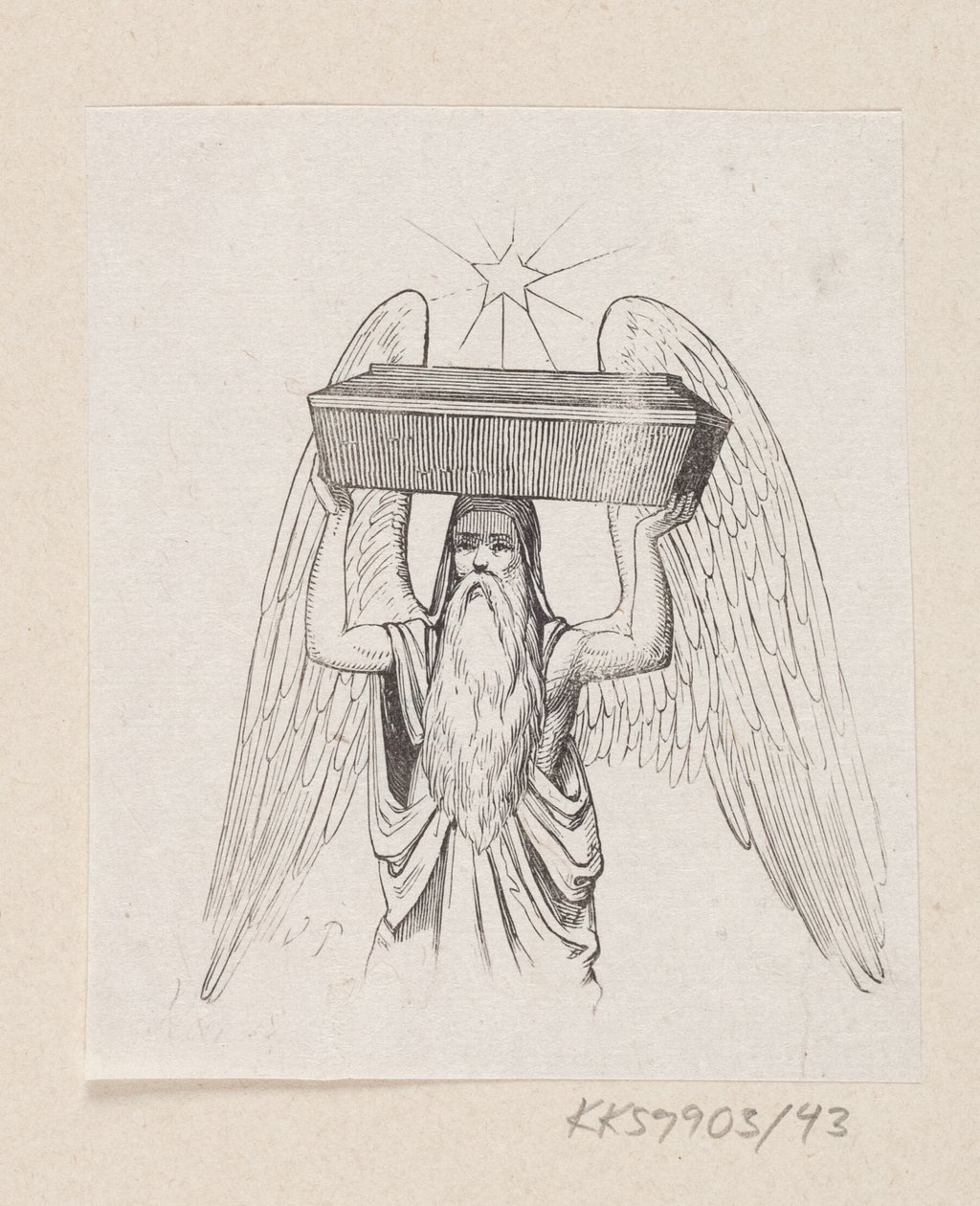 Illustration zu "Paradisets Have" in H.C. Andersen, "Eventyr og Historier", Band 1 von H.P. Hansen