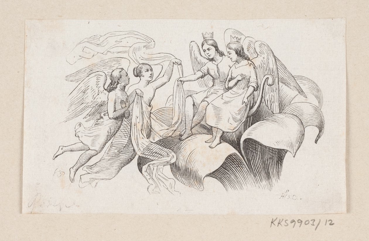 Illustration zu "Däumelinchen" in H.C. Andersen, "Märchen und Geschichten", Band 1 von H.P. Hansen