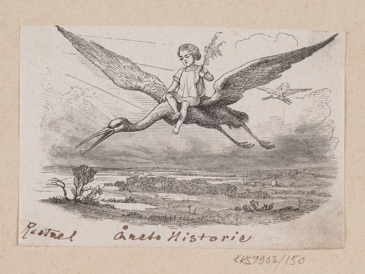 Illustration zu "Die Geschichte des Jahres" in H.C. Andersen, "Märchen und Geschichten", Band 2 von H.P. Hansen