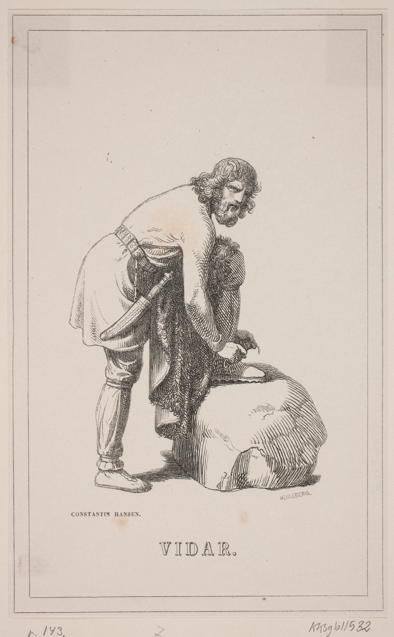 Vidar. Illustration zu Fabricius