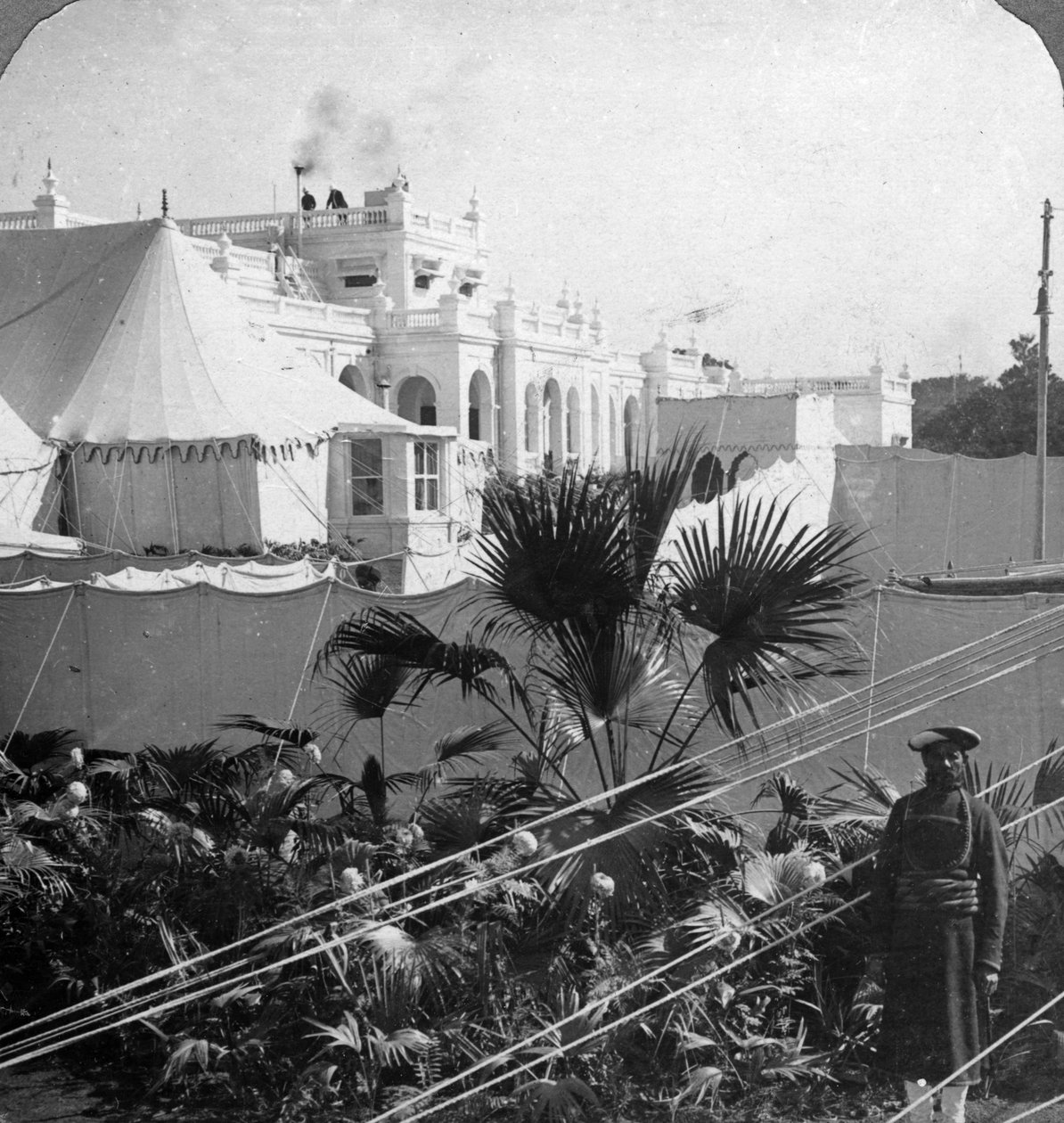 Das Lager des König-Kaisers. Delhi, Indien, 1912 von H. D. Girdwood