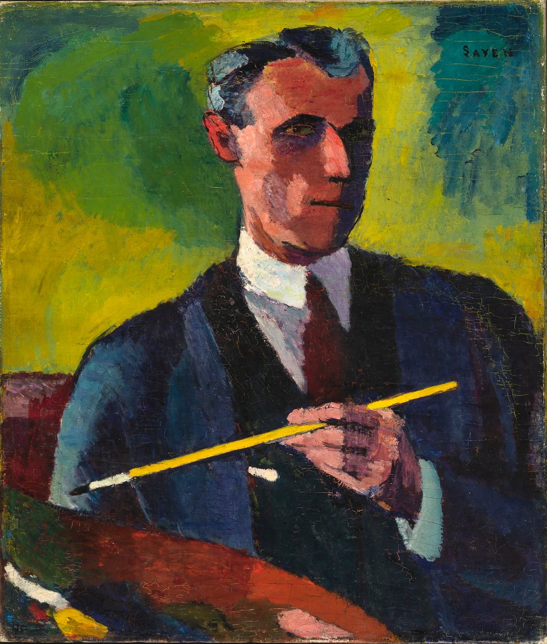 Selbstporträt von H. Lyman Sayen