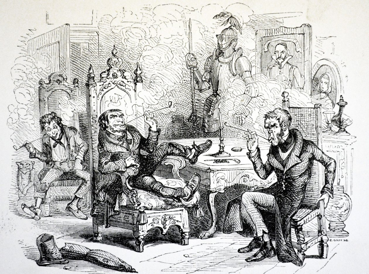 Der Raritätenladen, 1841 von Hablot Knight Browne