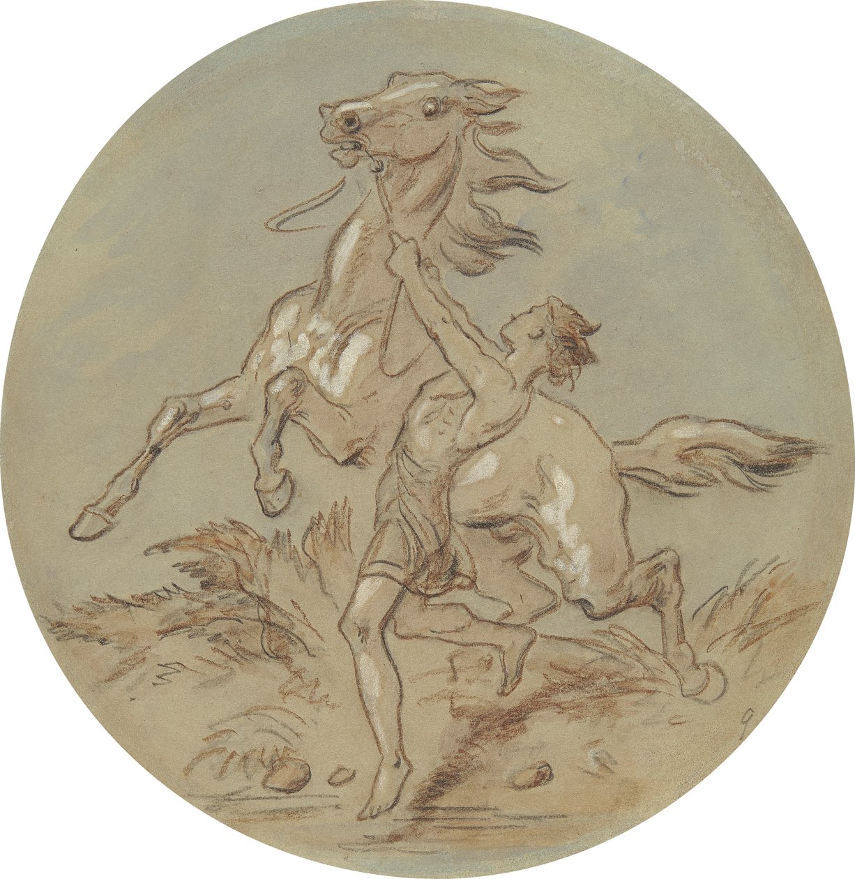 Eines von achtzehn Designs für eine Serie von Platten, die Venus und Adonis illustrieren von Hablot Knight Browne