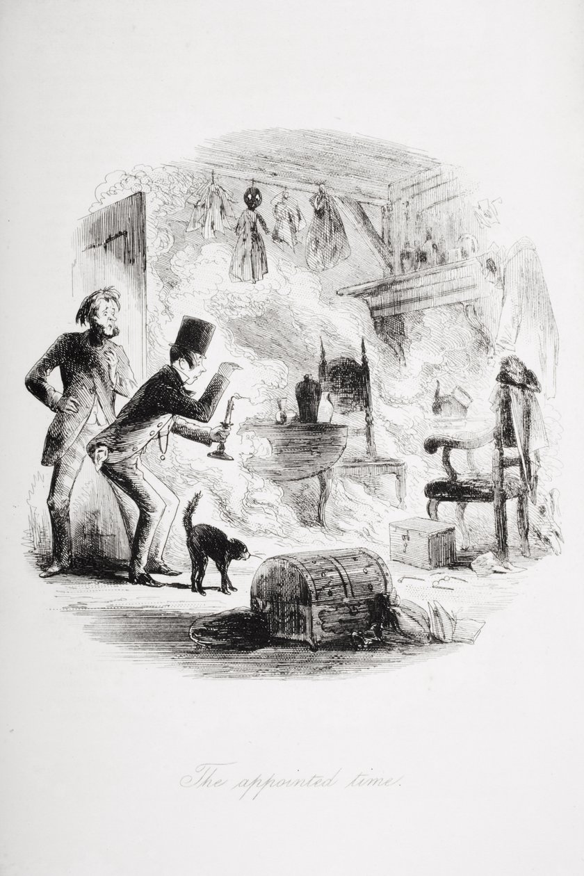 Die festgelegte Zeit, Illustration aus 
