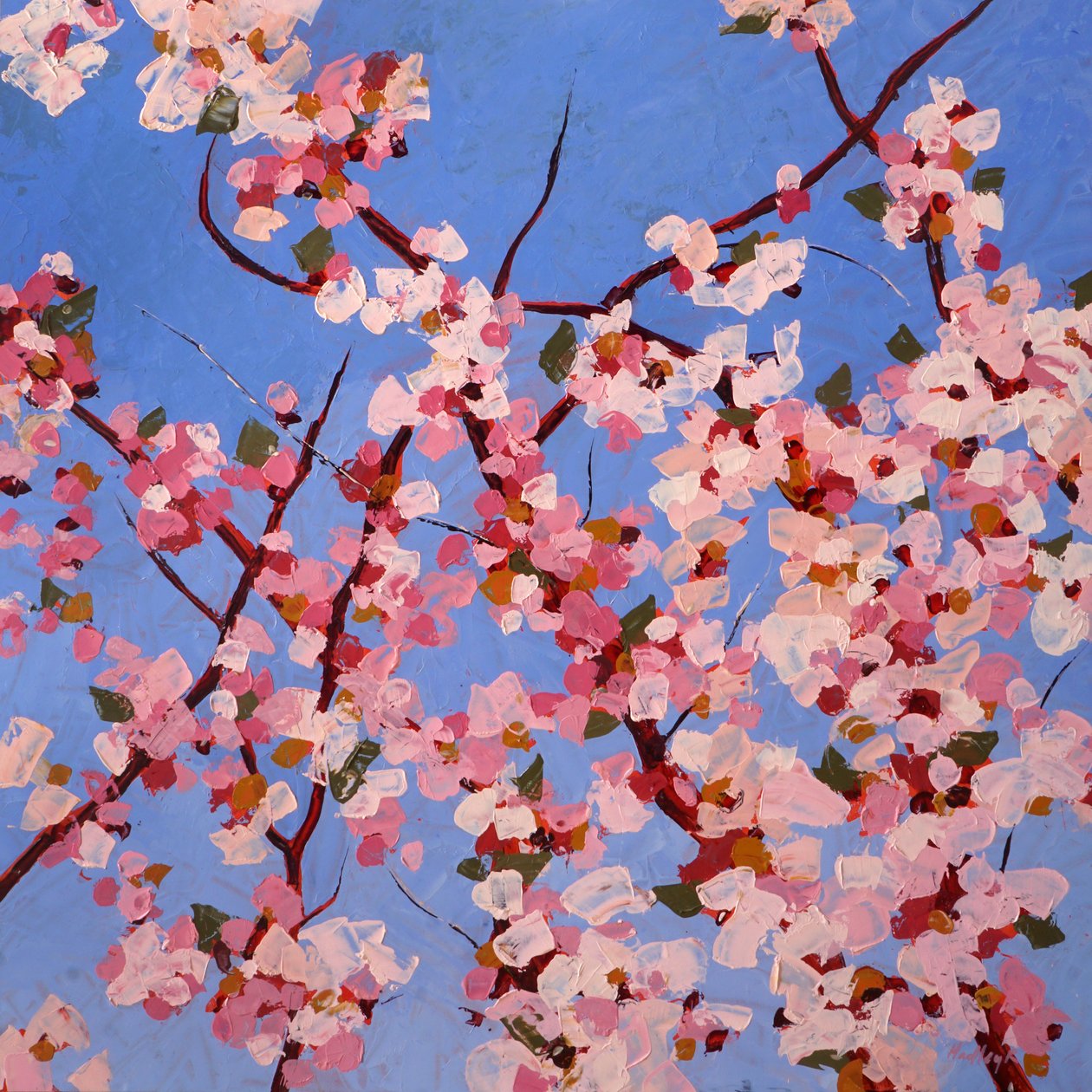 Fleur de Joie II, ca. 2023 (Öl auf Masonit) von Hadley Rampton