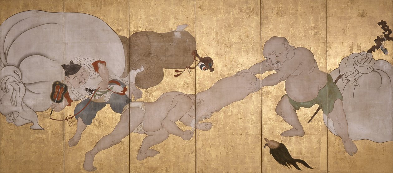 Sieben Götter des Glücks von Hanabusa Itcho