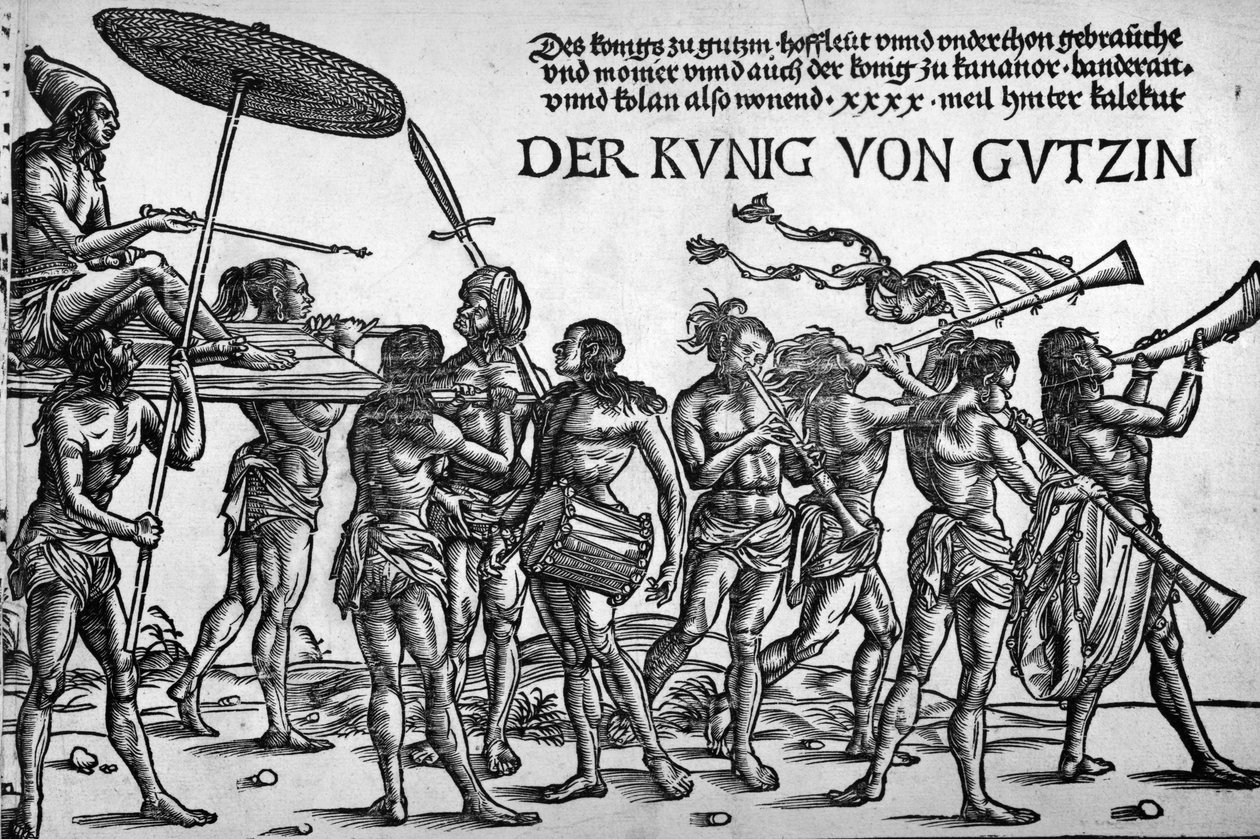 Der Kunig von Gutzin, Druck von Georg Glockendon, 1511 von Hans Burgkmair