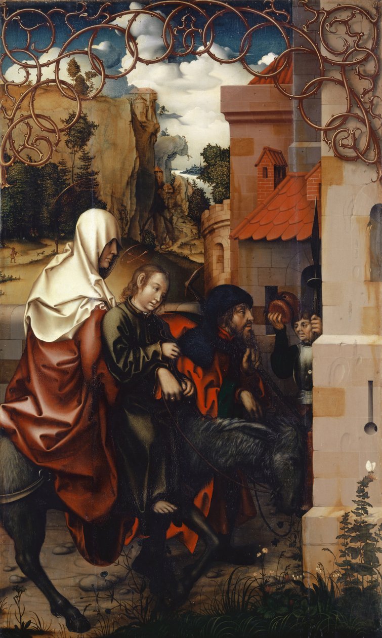 Die Rückkehr aus Ägypten, 1512 von Hans Fries