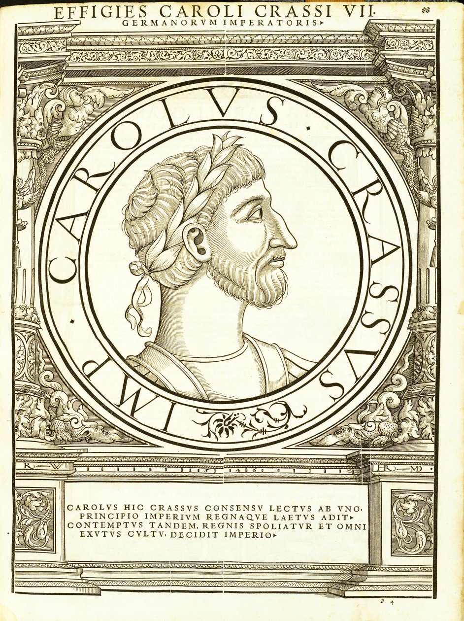 Carolus Crassus, Illustration aus 