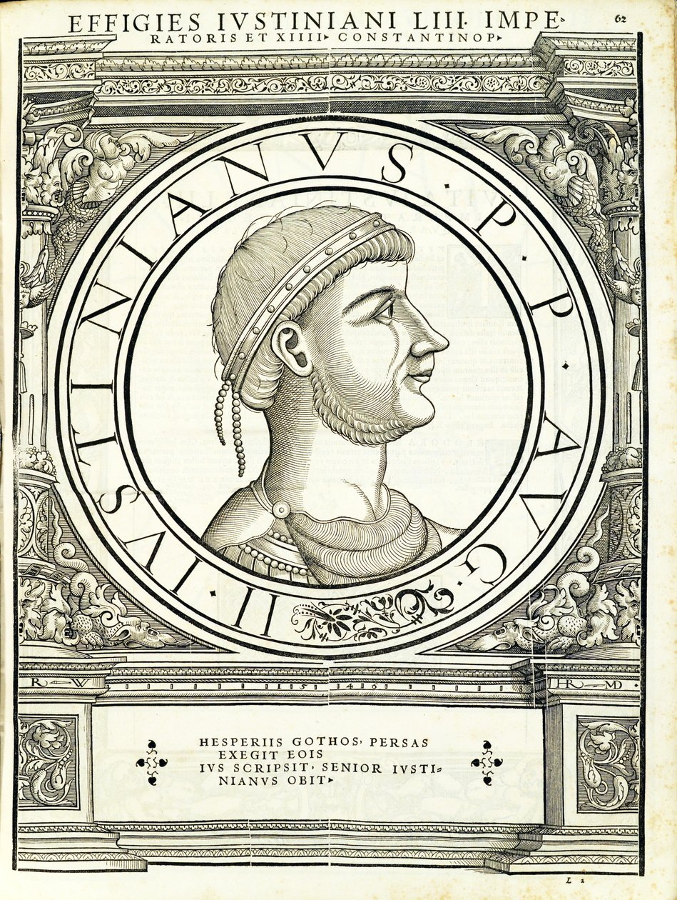 Iustinianus I, Illustration aus 