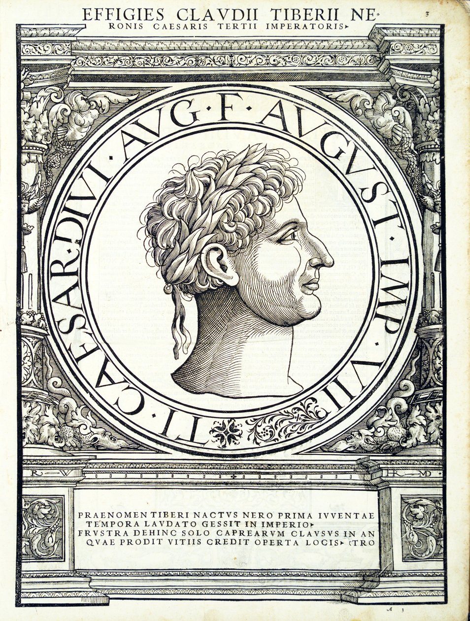 Tiberius Nero, Illustration aus 