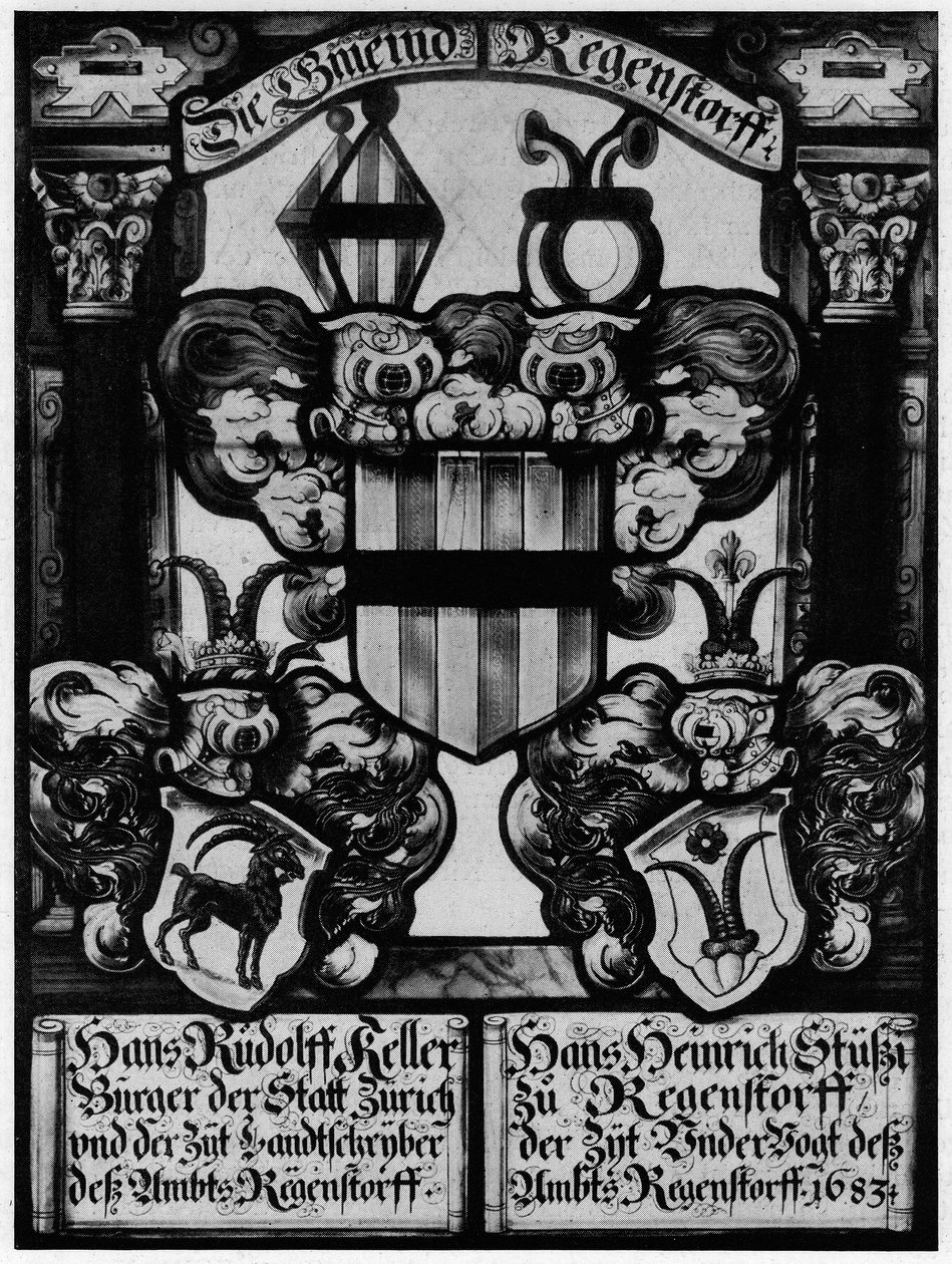 Wappenscheibe von Hans Wilhelm Wolf